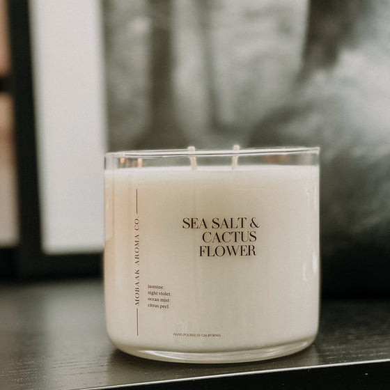 Sea Salt & Cactus Flower Candles